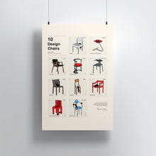 Carica l&#39;immagine nel visualizzatore di Gallery, 10 Sedie dei Maestri del Design italiano / Limited Edition